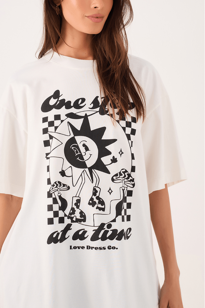 Tshirt Silk One Step On At A Time