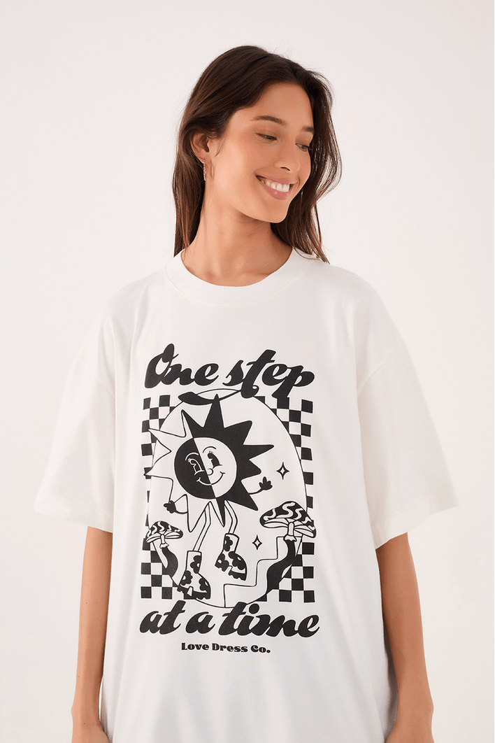 Tshirt Silk One Step On At A Time