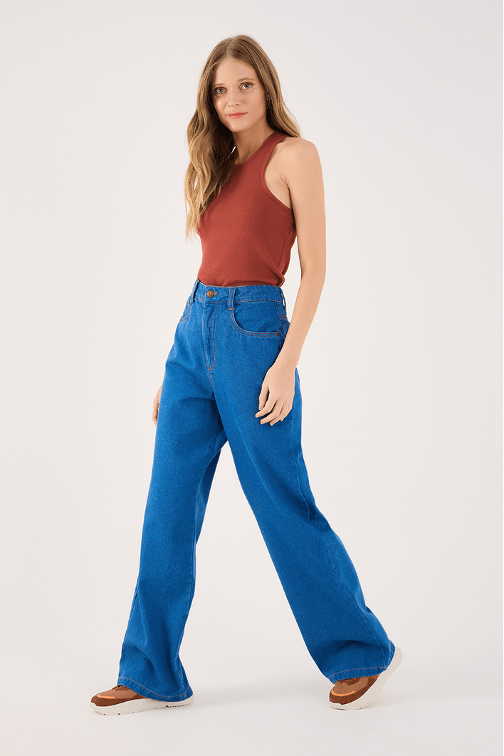 Calça Jeans Basic Blue