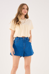 Short Jeans Basic Blue