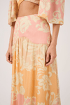 Saia Cropped Estampa Flor do Mar