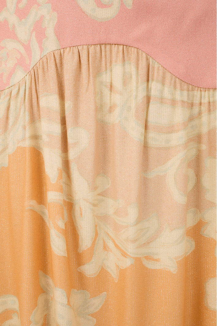 Saia Cropped Estampa Flor do Mar