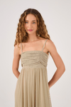 Vestido Drapeado Tule