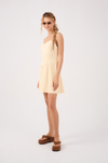 Vestido Curto Linho Franzido