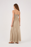 Vestido Drapeado Tule