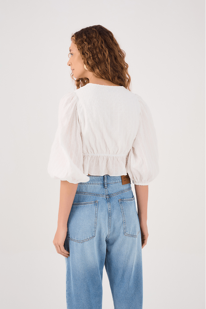 Blusa Amarração Busto