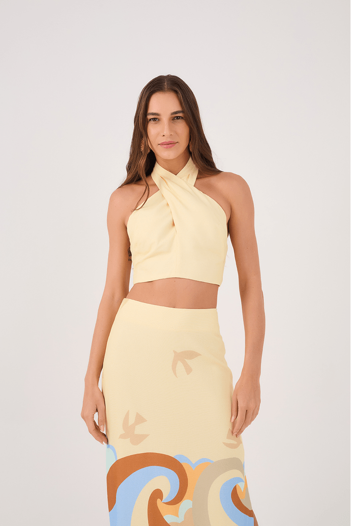 Conjunto Linho Estampa Sossego