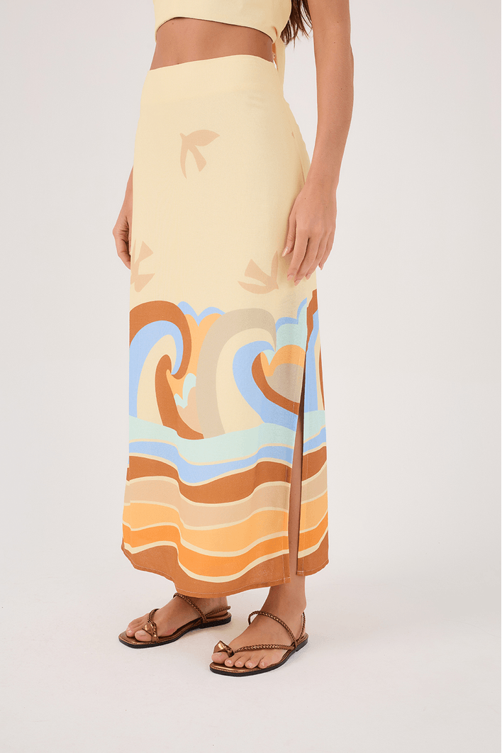Conjunto Linho Estampa Sossego
