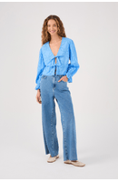 Calça Jeans Delavê Marcado