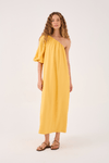 Vestido Midi Linho Ombro Só