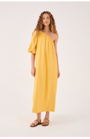 Vestido Midi Linho Ombro Só