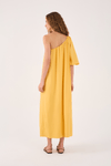 Vestido Midi Linho Ombro Só