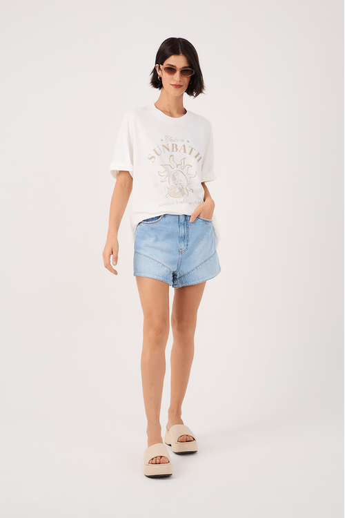 Short Jeans Cós Desfiado