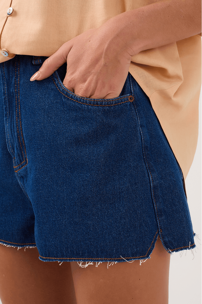 Short Jeans Boyfriend Dark