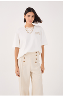 Blusa Silk Bordado Ocean