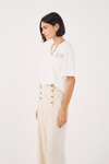 Blusa Silk Bordado Ocean