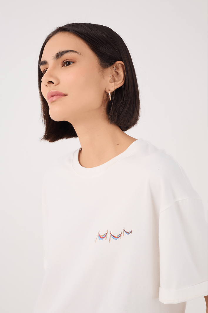 T-shirt Silk Have A Good