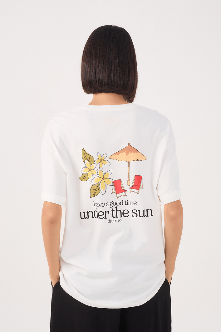 T-shirt Silk Have A Good