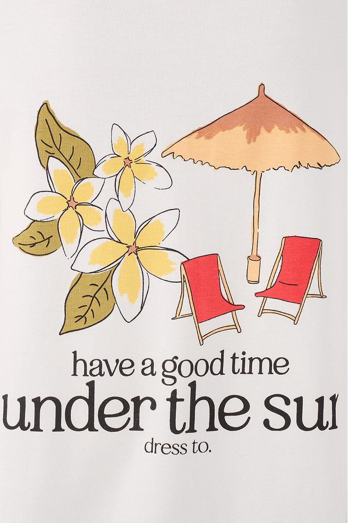T-shirt Silk Have A Good