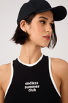 Vestido Canelado Bordado Summer Club