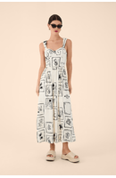 Vestido Cropped Estampa Iara