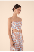 Blusa Estampa Cadeirinhas