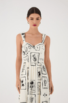 Vestido Cropped Estampa Iara