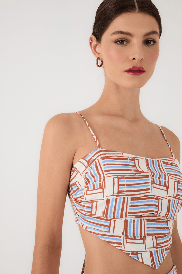 Blusa Estampa Cadeirinhas