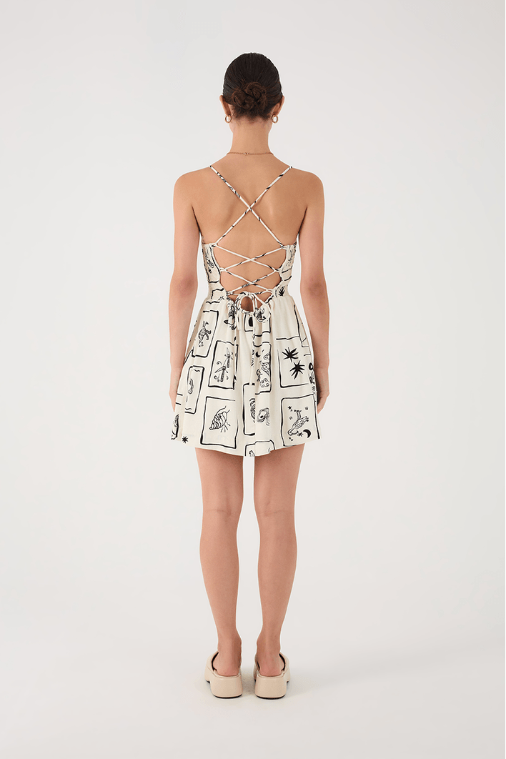 Vestido Curto Estampa Iara