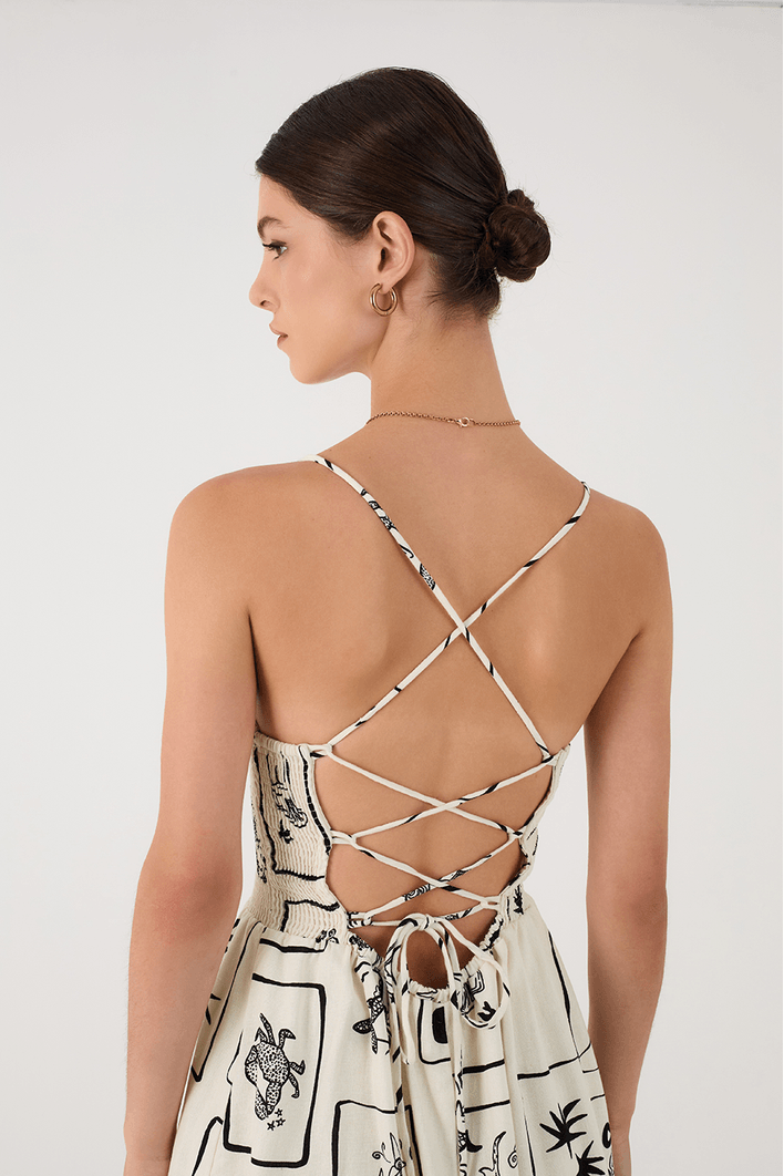 Vestido Curto Estampa Iara