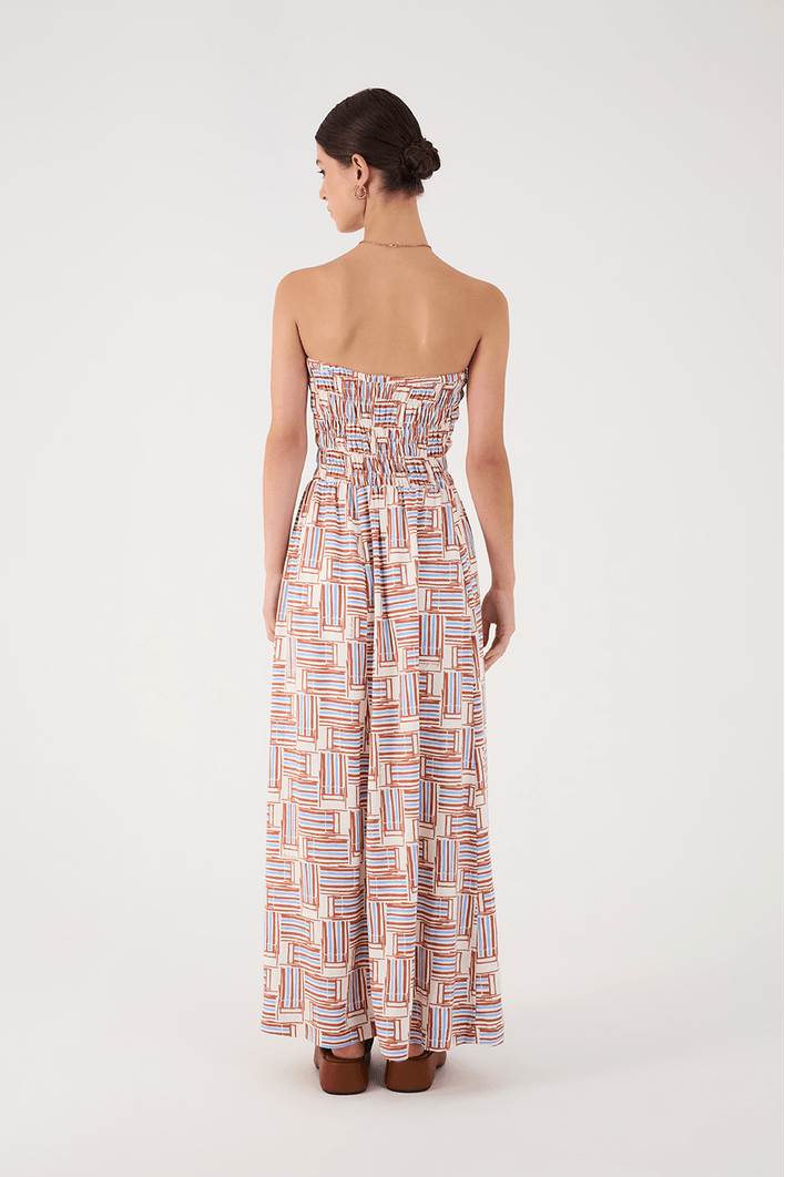 Vestido Cropped Estampa Cadeirinhas