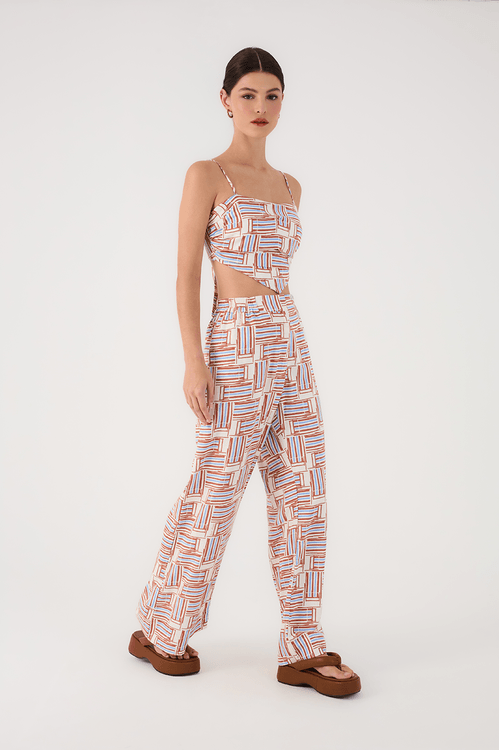 Calça Estampa Cadeirinhas