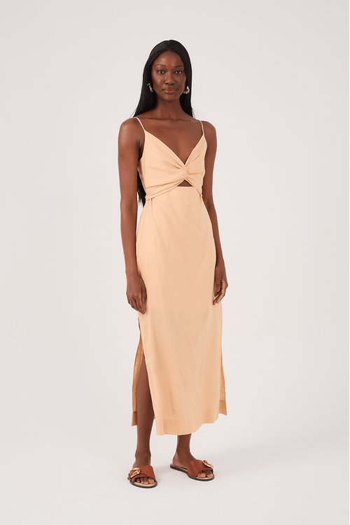 Vestido Cropped Busto Torcido