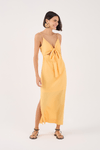 Vestido Cropped Busto Torcido