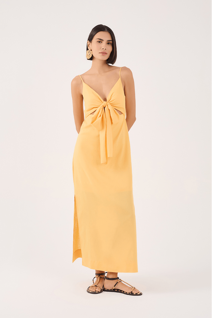 Vestido Cropped Busto Torcido