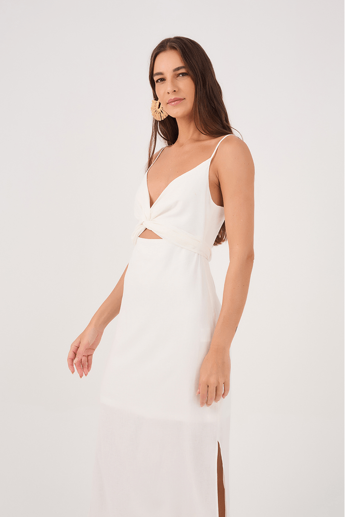 Vestido Cropped Busto Torcido