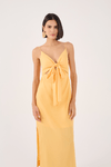 Vestido Cropped Busto Torcido