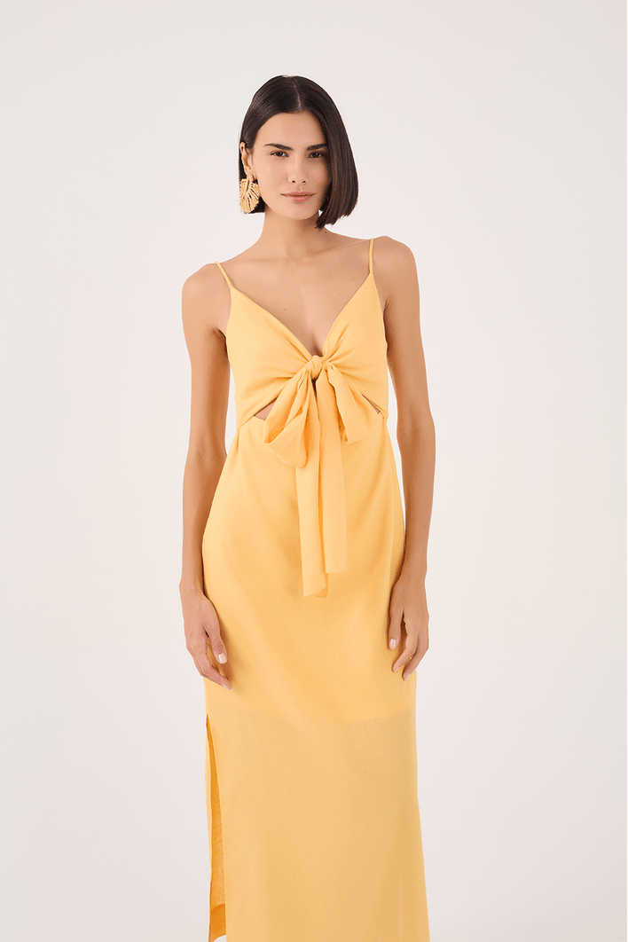Vestido Cropped Busto Torcido