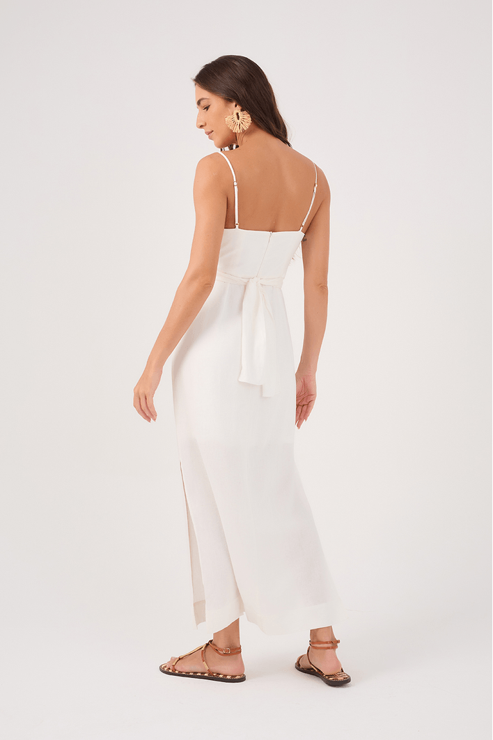 Vestido Cropped Busto Torcido