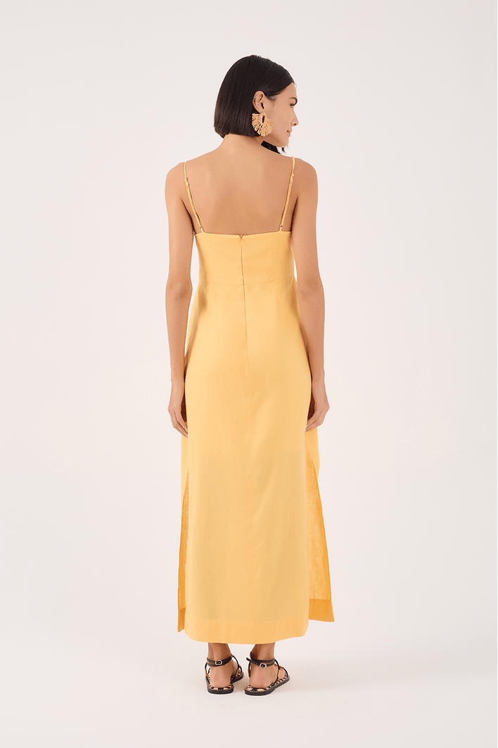 Vestido Cropped Busto Torcido