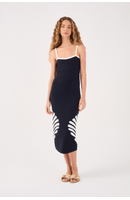 Vestido Tricot Detalhe Conchas