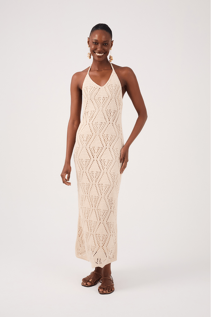 Vestido Tricot Longo