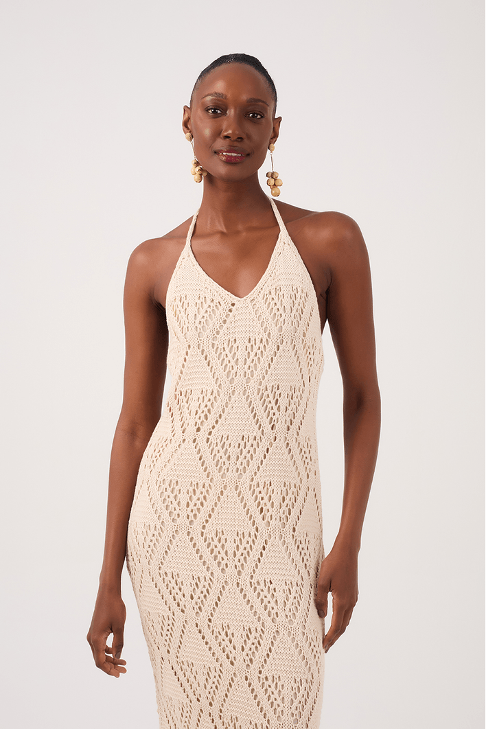 Vestido Tricot Longo