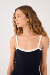 Vestido Tricot Detalhe Conchas
