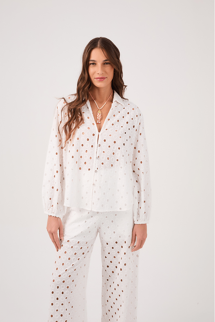 Camisa Laise Manga Bufante