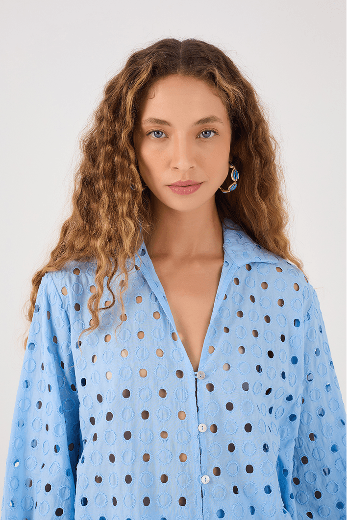 Camisa Laise Manga Bufante