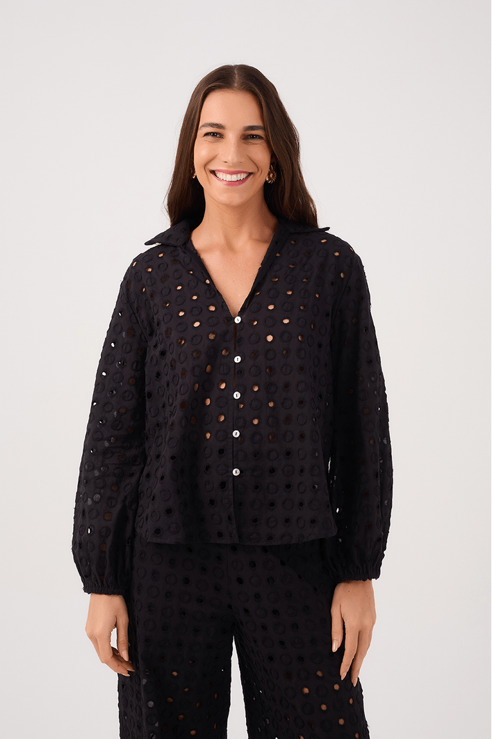 Camisa Laise Manga Bufante