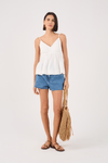 Blusa Frente Única Com Bordado
