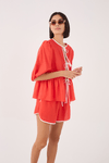 Blusa Viés Contrastante