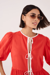 Blusa Viés Contrastante